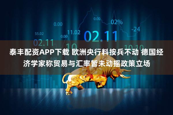 泰丰配资APP下载 欧洲央行料按兵不动 德国经济学家称贸易与汇率暂未动摇政策立场